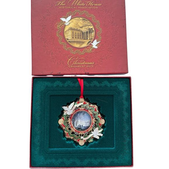 Christmas Ornament The White House Historical Association 2013 Wilson Peace - Picture 3 of 3